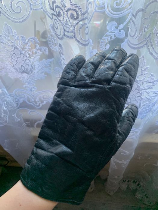 Перчатки кожаные