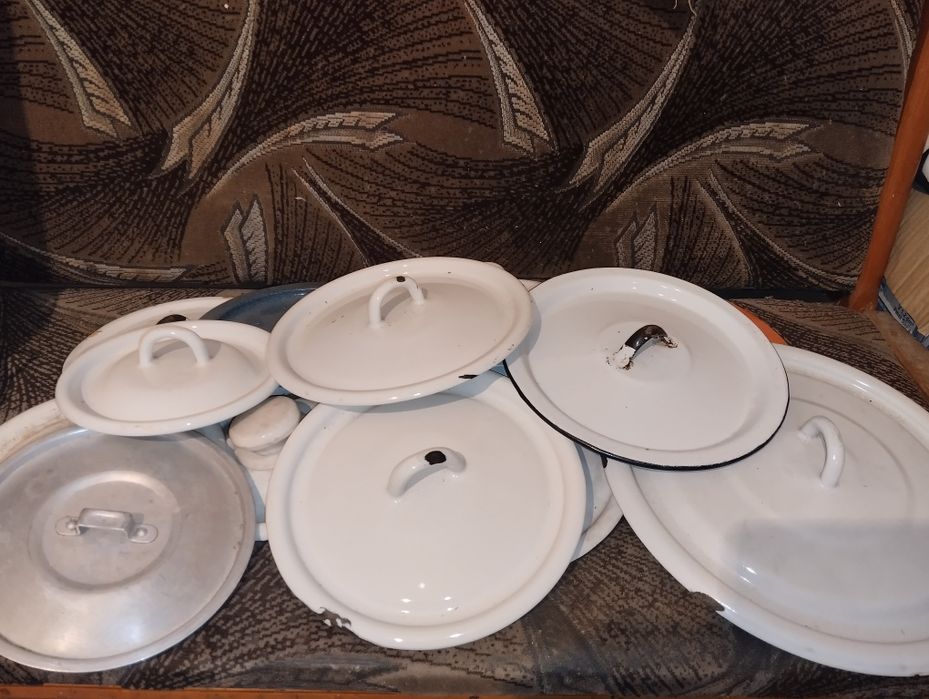 Эмалированные крышки для посуды