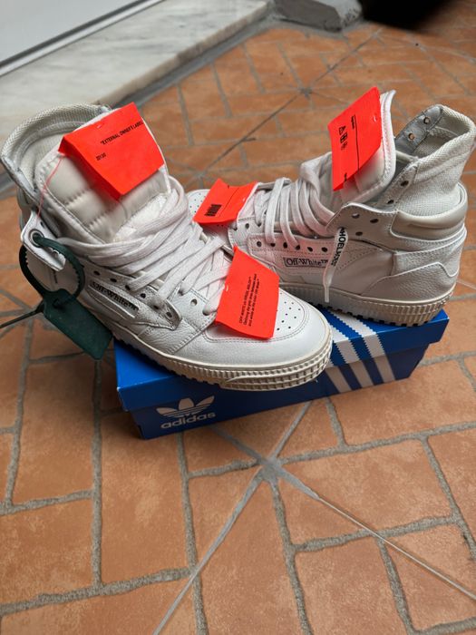 botas off-white unissexo