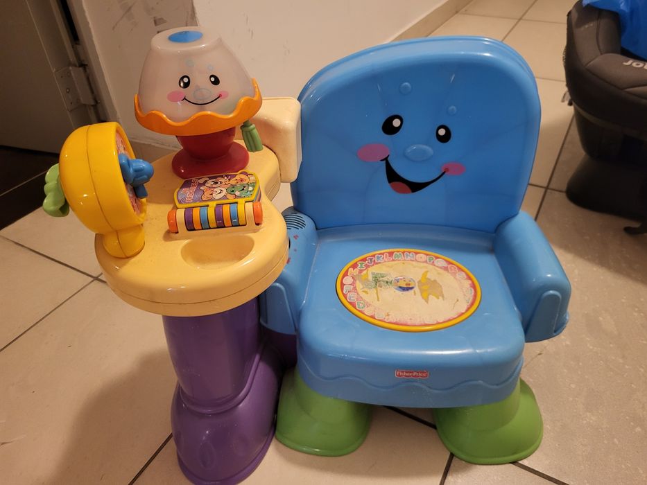 Interaktywne krzesełko uczydełko Fisher-Price