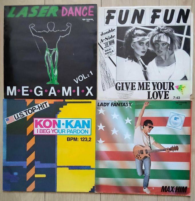 Płyty winylowe winyle ITALO DISCO pakiet 4 za 120ZŁ