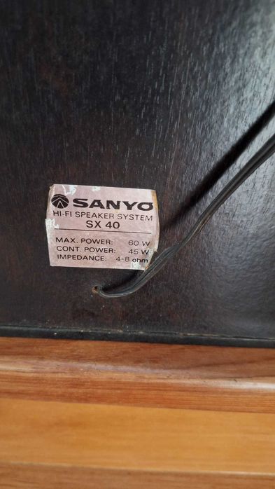 Colunas áudio Sanyo
