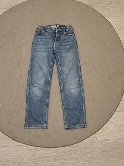 Spodnie jeansowe chłopięce r 140