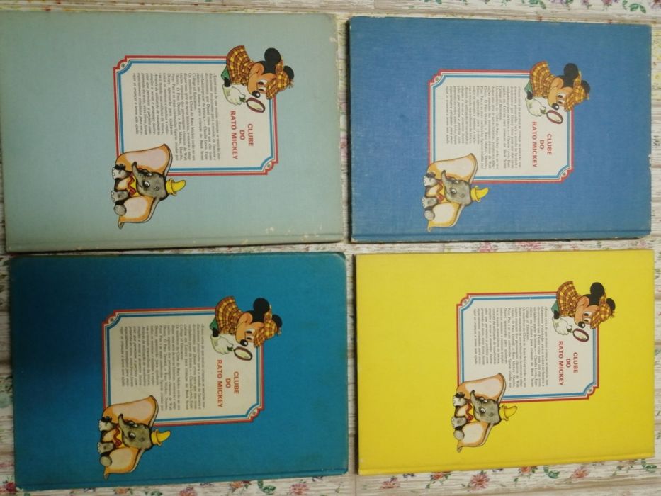Livros Clube do Rato Mickey, vintage