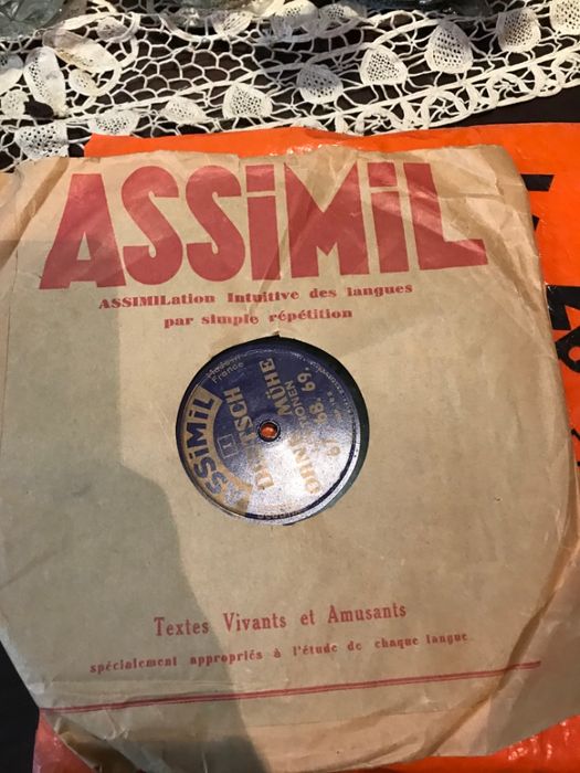 Discos de grafonola Curso de Francês