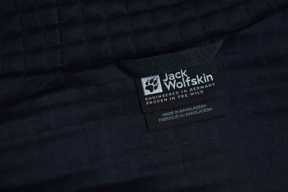 Jack Wolfskin Mogari Czarna Męska Bluza Trekkingowa O Luźnym Kroju L