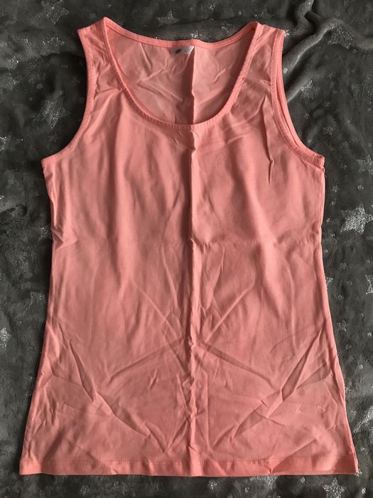 Pepco morelowy top bokserka koszulka na ramiączka rozm. 40 L #2