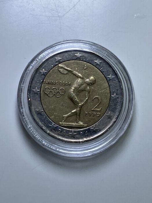 Moeda comemorativa 2€ - Jogos Olímpicos Athens 2004