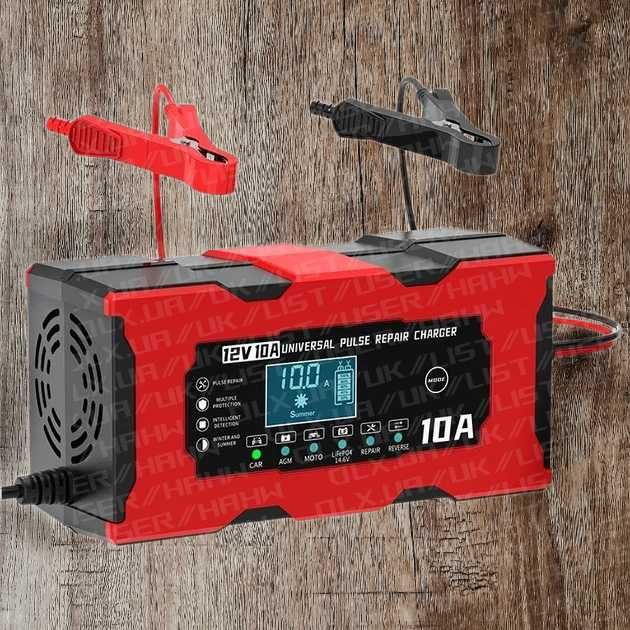 Зарядний пристрій для свинцевих акумуляторів RIAS XJB1210-2 12V 10A