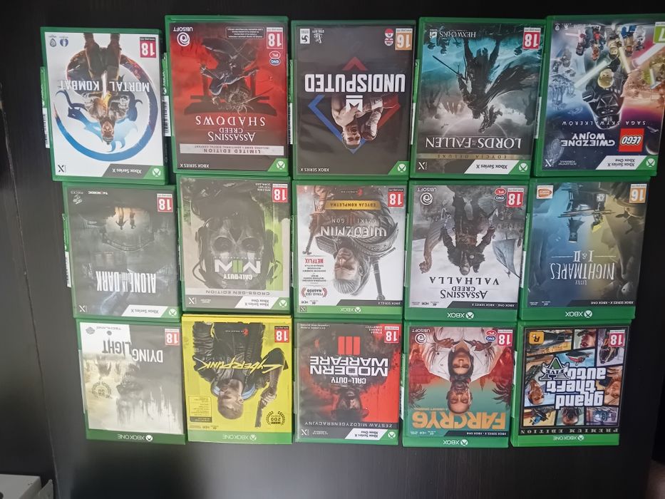 Gry na Xbox One series x