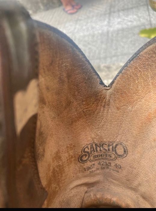 Botas em pele genuína