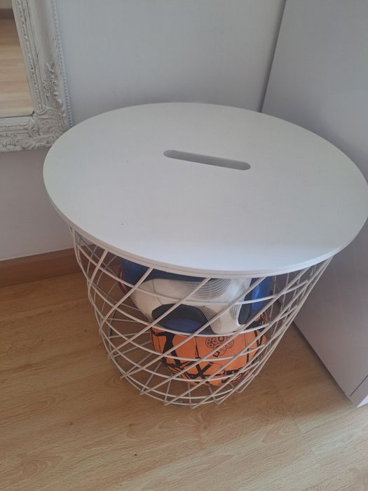 Cesto IKEA metal e madeira
