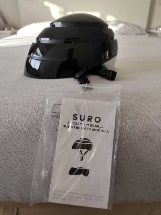 Capacete dobrável closca novo