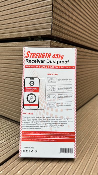 Szyba Ochronna Usg STRENGTH 45kg do Iphone’a 15/16