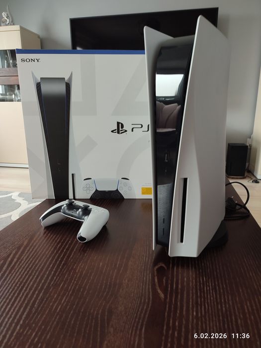 Konsola PS5 z napędem i dodatkowym dyskiem ssd 1 TB