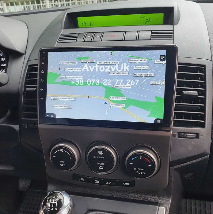 Магнитола MAZDA 5 Мазда DVD TV GPS USB 2 din дин CarPlay Android 15