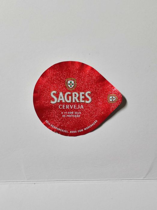 Selo proteção lata cerveja Sagres 2011