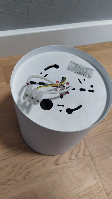 Jupiter 17 POLUX Oprawa lampa natynkowa tuba 8 sztuk biała