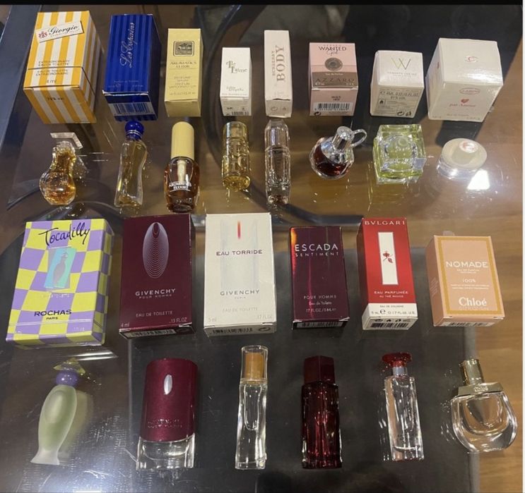 Miniaturas perfumes originais
