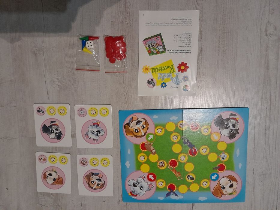 Gra planszowa "Pieski i kwiatki"