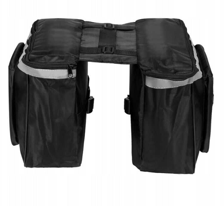 Sakwa rowerowa tylna TORBA SAKWA NA BAGAŻNIK MOCNA 28l. Prezent