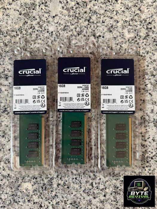 Ram 16GB Ram DDR4 2400MHz Crucial