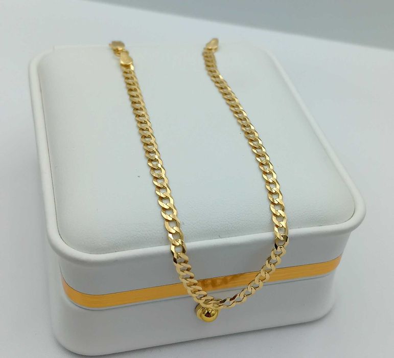 Złota bransoletka 20 cm PANCERKA próba 585 NOWA/ Fajne Okazje Radomsko