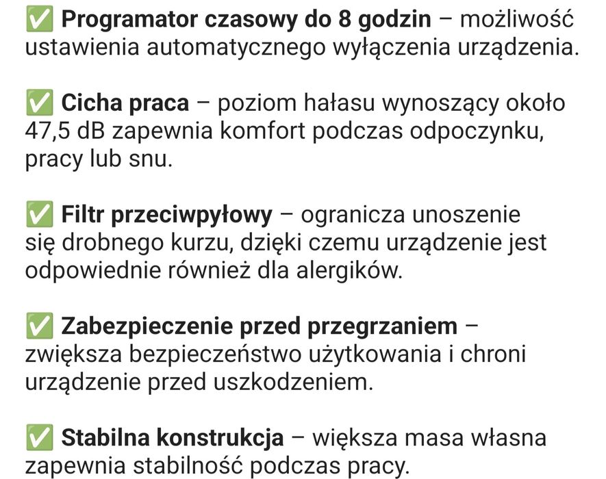 Grzejnik ceramiczny z pilotem