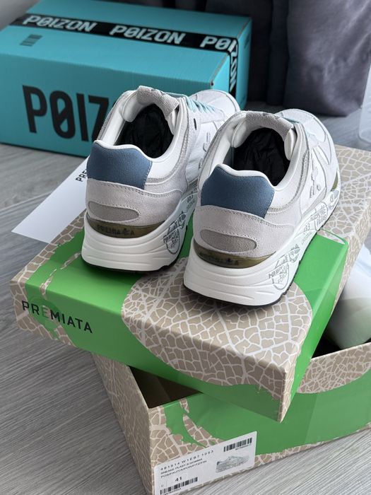 Premiata lander white blue (NEW IN BOX)