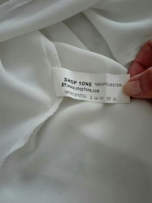 Blusa branca viscose