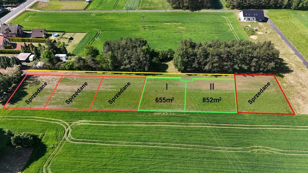2 ostatnie działki przy urokliwym lasku. Wodzisław Śląski - Wilchwy