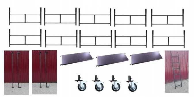 Rusztowanie warszawskie zestaw / zestawy  - Ramki Przęsła Blaty koła