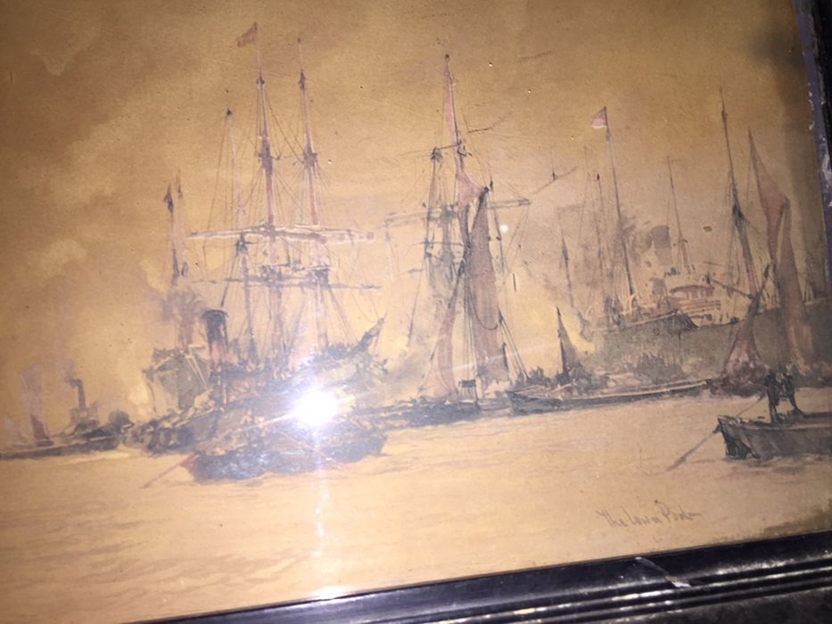 Pintura Litogravura antiga