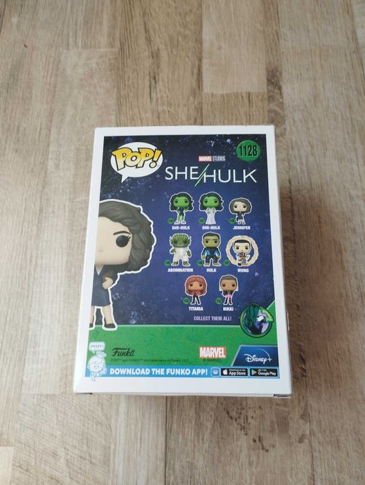Funko POP! Marvel, figurka kolekcjonerska, She-Hulk, Jennifer, 1128
