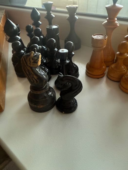 Шахмати деревʼяні великі