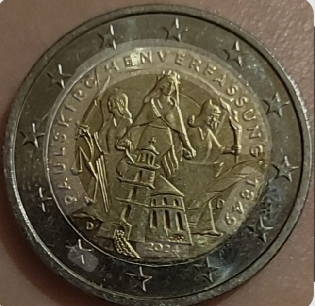 Moeda 2€,Alemanha 2024