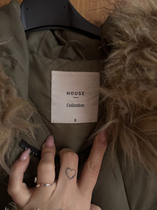 Kurtka zimowa damska khaki S 36 House