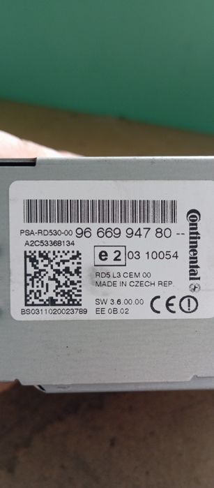 Radio Citroen C4 2011