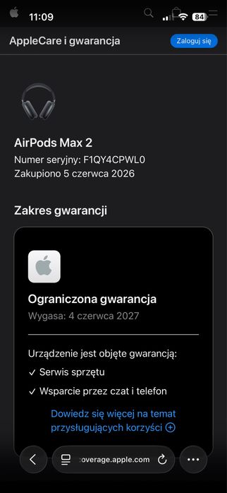 Słuchawki AirPods Max 2