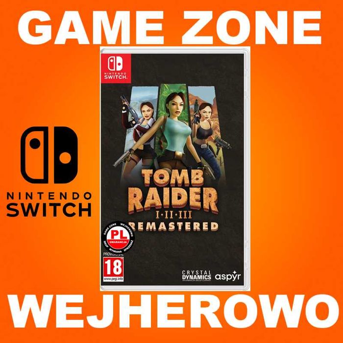 Tomb Raider Remastered PL Nintendo SWITCH + Lite + Oled