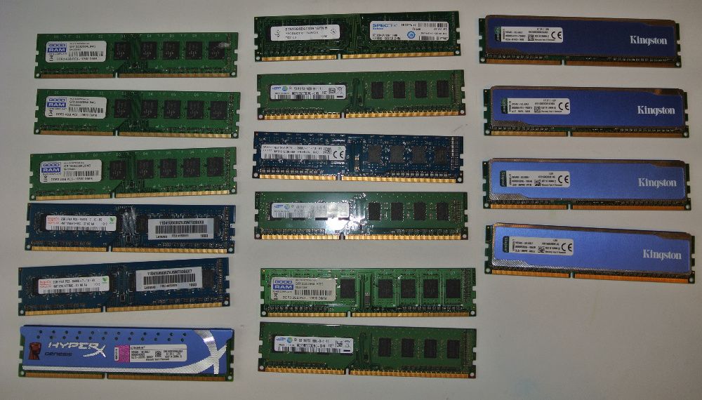 Pamięć ram DDR1 DDR2 DDR3 DDR4 1333MHz 1600MHz stacjonarny 2gb 4gb 8gb