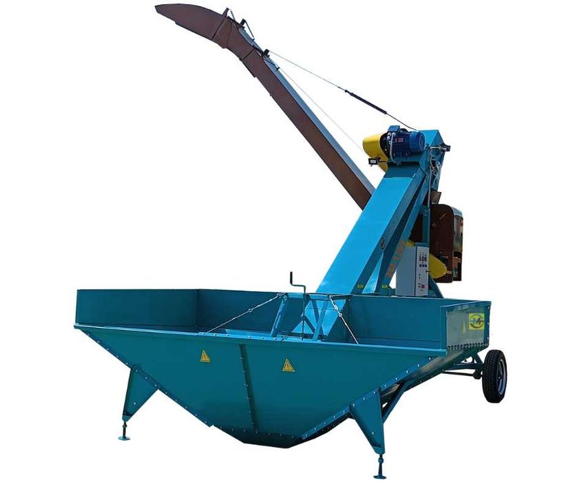 Зернометач самопересувний ЗМБ-120У «Булава», завантаження зерновозів