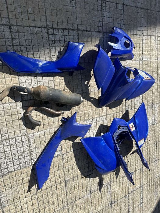 Plásticos yfz450 e pneus de estrada