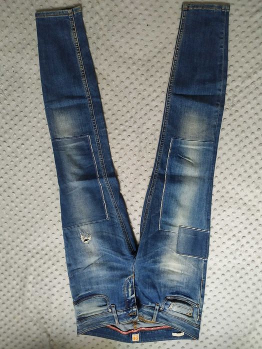 Spodnie damskie jeansy Hugo Boss Orange dżinsy