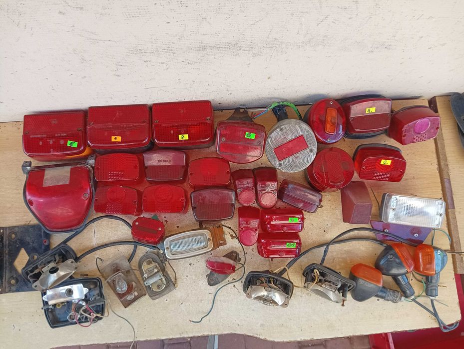 Lampy tył - szkła - WSK - Jawa - SHL - Romet - motorynka (31.08)