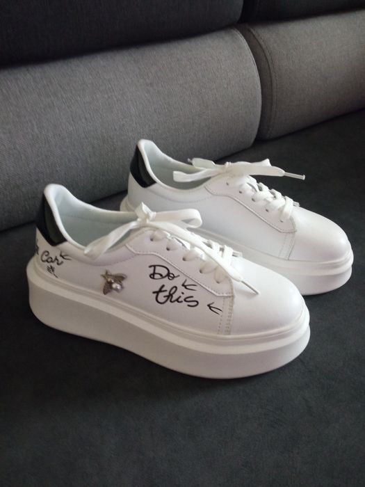 Sneakersy skórzane Filippo rozmiar 39