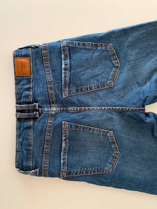 Calças de ganga skinny cropped Bershka