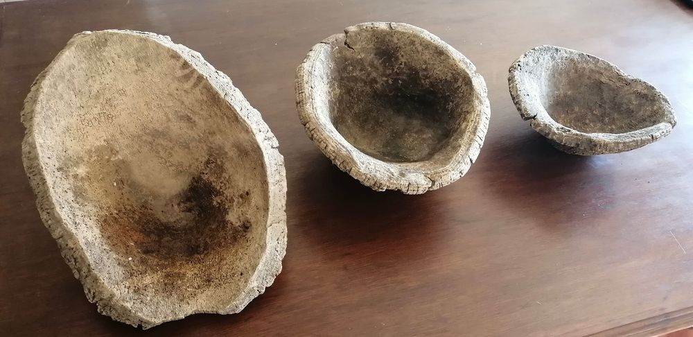 3 cochos de cortiça