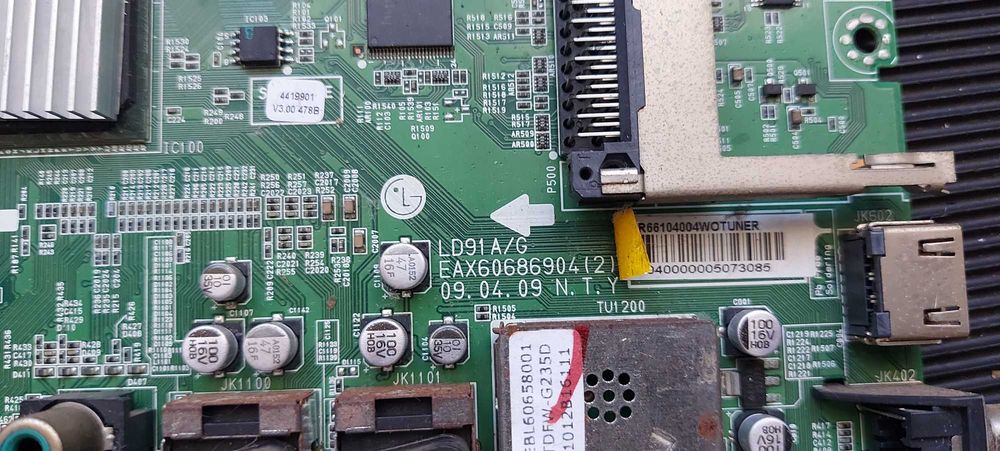 Placas TV LG: 2 Motherboards EAX6_0686_904 + 1 Fonte