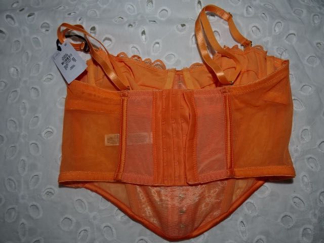 Primark piękny polgorset pomarańcz 70 A